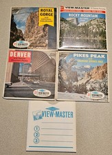 Vintage Colorado VIEW-MASTER REELS packets Lot 5 Gaf  Sawyer's