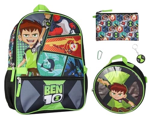 Ben 10 Omnitrix Aliens 5pc School Travel 16