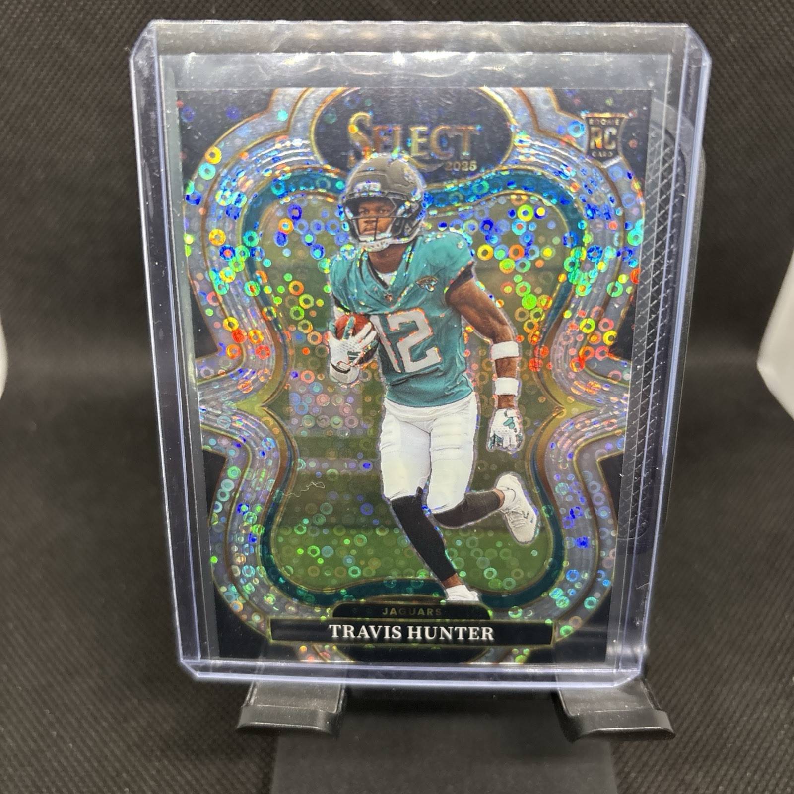 2025 Panini Select - Travis Hunter #328 Suite Level Silver Disco Prizm (RC)