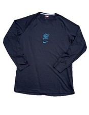 Miami Marlins 2025 #83 Christian Roa Team Issued XL Blk  LS Shirt Pregame  Worn