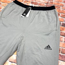 Adidas Men s XL City Fleece Training Pants Is Solid Grey Regular Fit