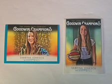 2 CARD LOT SABRINA IONESCU 2021 Upper Deck Goodwin Champions #42 & 72