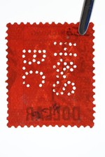 HONG KONG SC# 63 WITH PERFIN USED H&S BC BANK $1