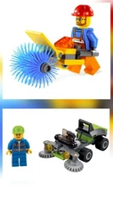 Lego 5620 Street Cleaner and 30224 Lawn Mower 
