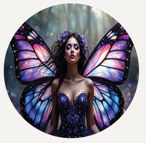 Hayleybug 1/10th oz Luminara Ascends Silver Round in capsule