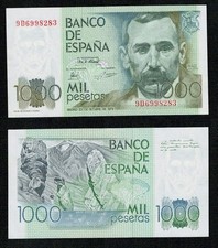 1000 pesetas 1979 Benito Pérez Galdós. Series 9 D 6998283. NO CIRCULAR/SC...