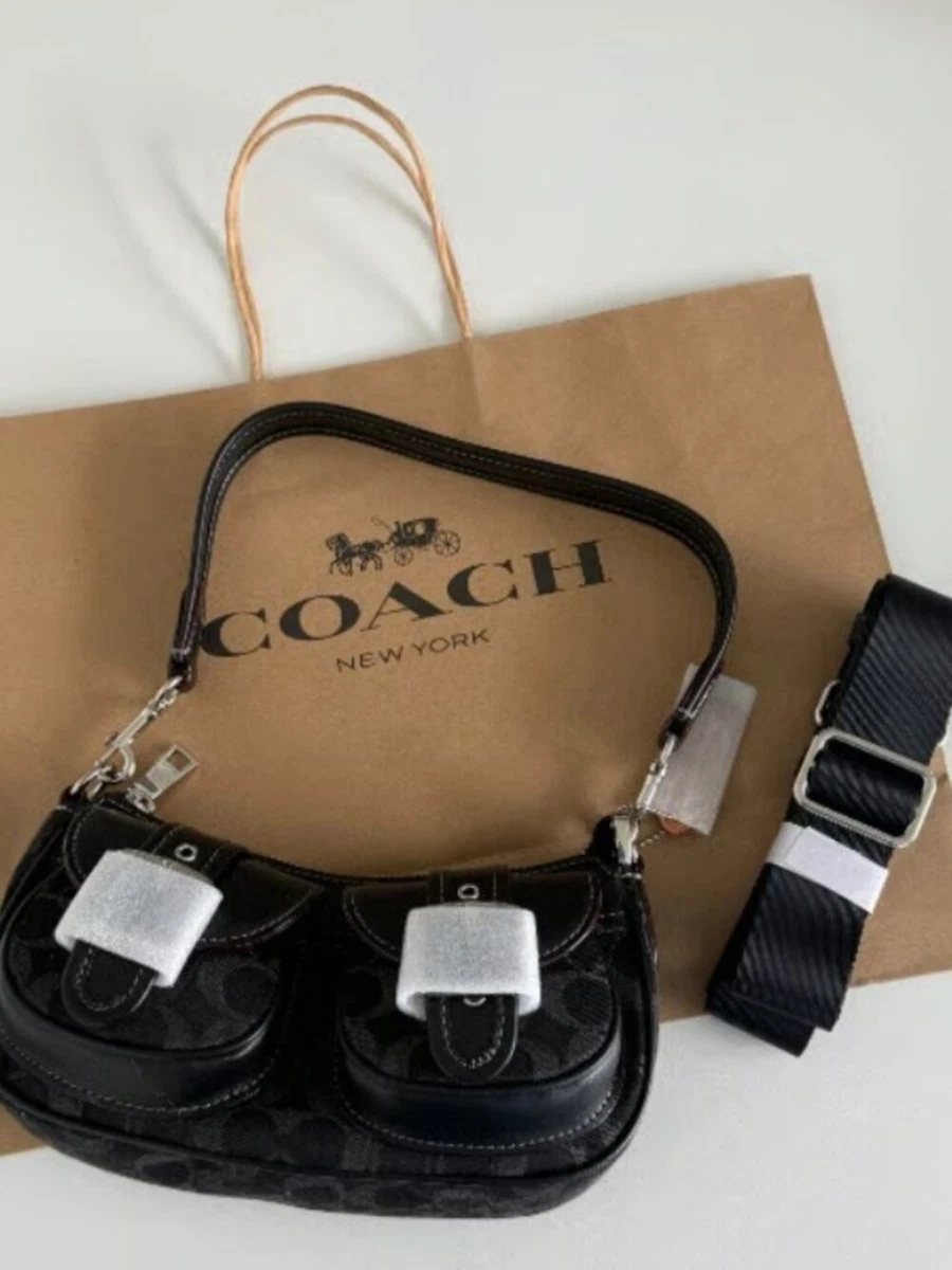 Coach Ashton Bag Signature Denim CQ184 Dark Denim-WITH TAG for