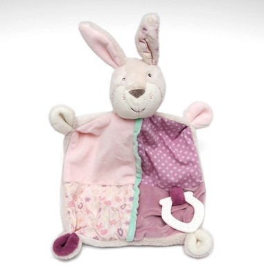 Topomini Ernstings Hase  rosa beige Schmusetuch Schnuffeltuch