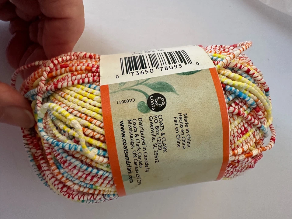 Coats & Clark Yarn Royale Lovebeads 丙烯酸聚乙烯66码50克 颜色:冲浪者 — 第 4/4 张图片