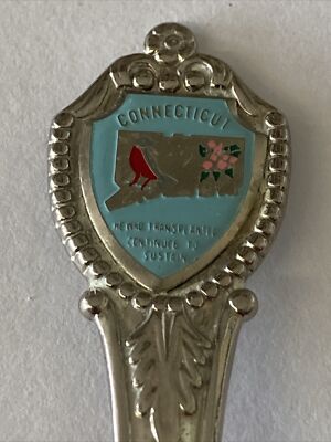 Vintage Souvenir Spoon US Collectible Connecticut
