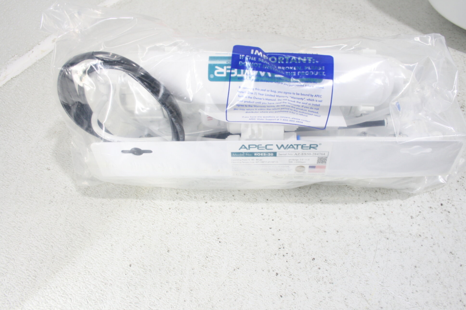 ROES50A APEX Water Filter Systems ROES 50 Essence Series Top Tier 5 Stage 854961005051 eBay