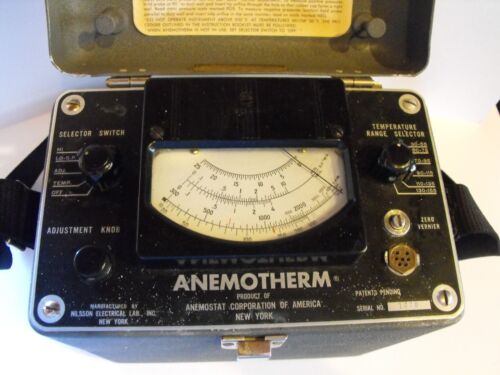 VINTAGE NILSSON ANEMOSTAT ANEMOTHERM Luftmengenregler - Bild 4 von 11
