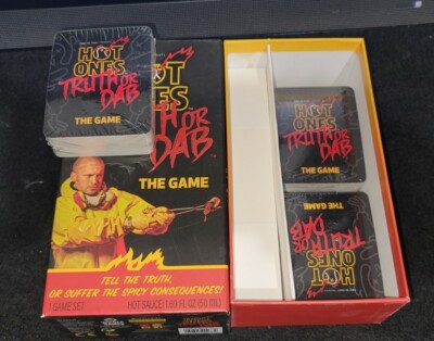 Hot Ones Truth or Dab The Game - Cards Pre Owned No Hot Sauce **READ**
