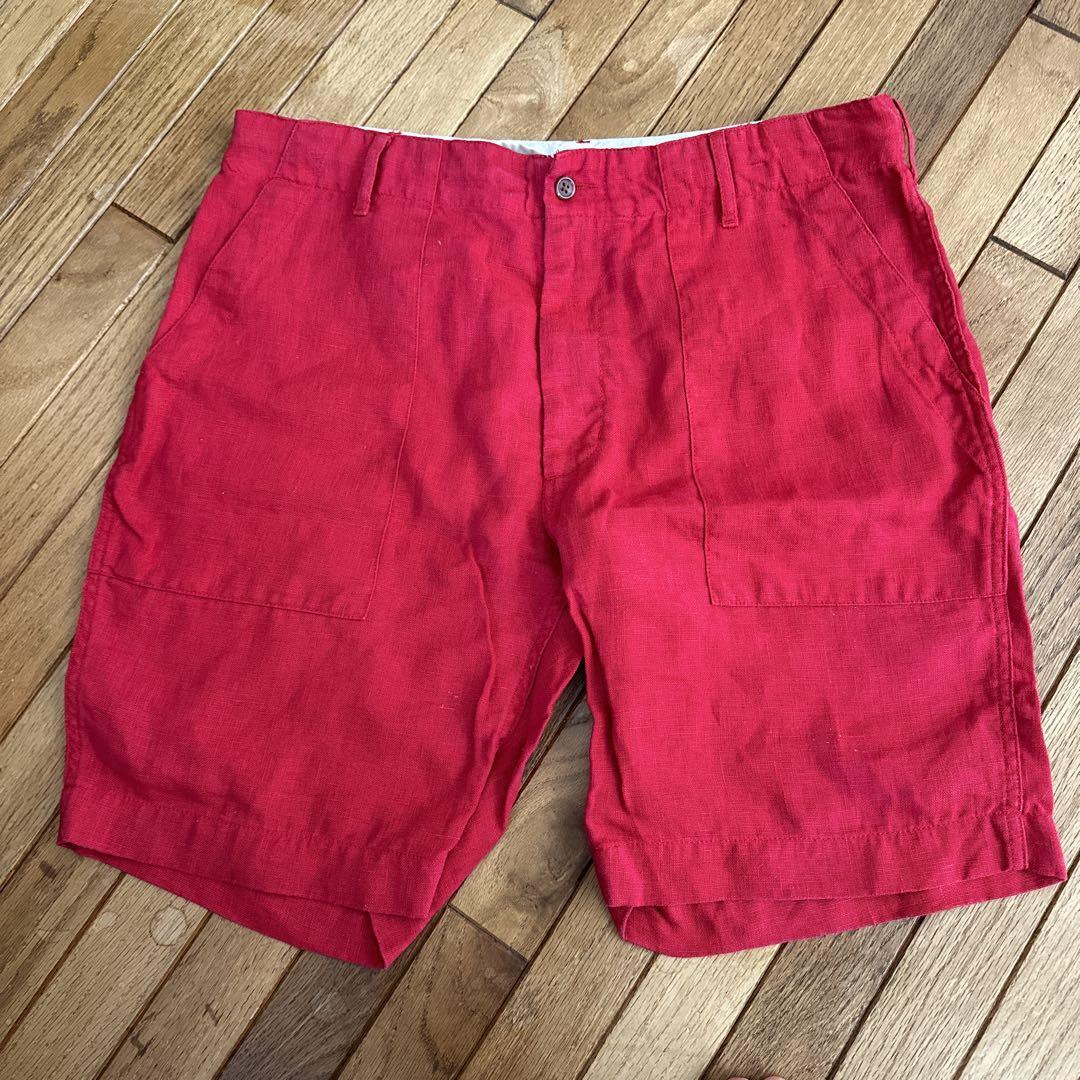 Engineered Garments Linen Fatigue Shorts Men's  Size M Used