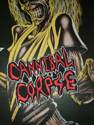 Death Metal Shape Patch Gestickt Battle Jacket xxx
