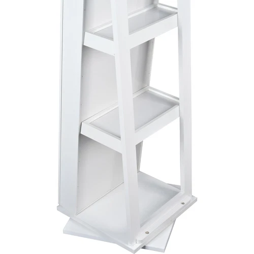 360°Swivel Jewelry Cabinet Full Length Mirror Standing Jewelry Armoire Organizer - Picture 9 of 46