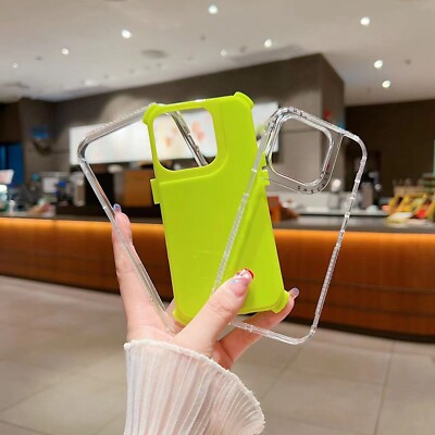 Slim Flexible TPU Anti-Drop Phone Case For iPhone 15 Pro Max/11 12 13 14 15 Pro