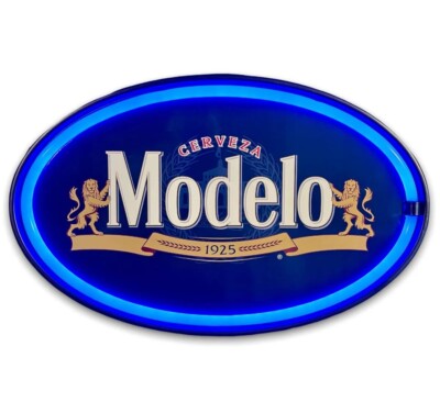 New Modelo Cerveza Neon LED Light Rope Sign Bar Game Room Man Cave Wall Decor