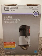 Commercial Electric Premium Downlight 3" Recessed LED Gimbal Dark Bronze