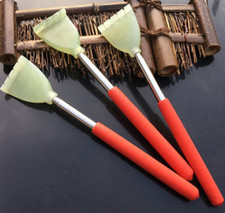 Natural jade Extendable Massager Telescopic Portablelong Reach Claw