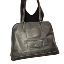Borsa a tracolla oversize donna Tutilo in pelle nera