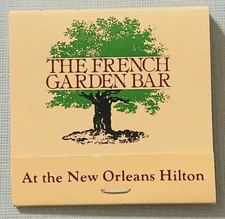 Vintage FULL 30 Strike Matchbook The French Green Bar New Orleans, LA 