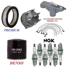 Tune Up Kit Filters Cap Wire Spark Plug Fit DODGE RAM 1500 VAN V6 3.9L 1999-2003