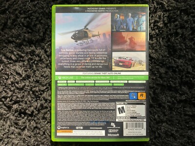 Grand Theft Auto V GTA 5 Microsoft Xbox 360 Complete With Manual