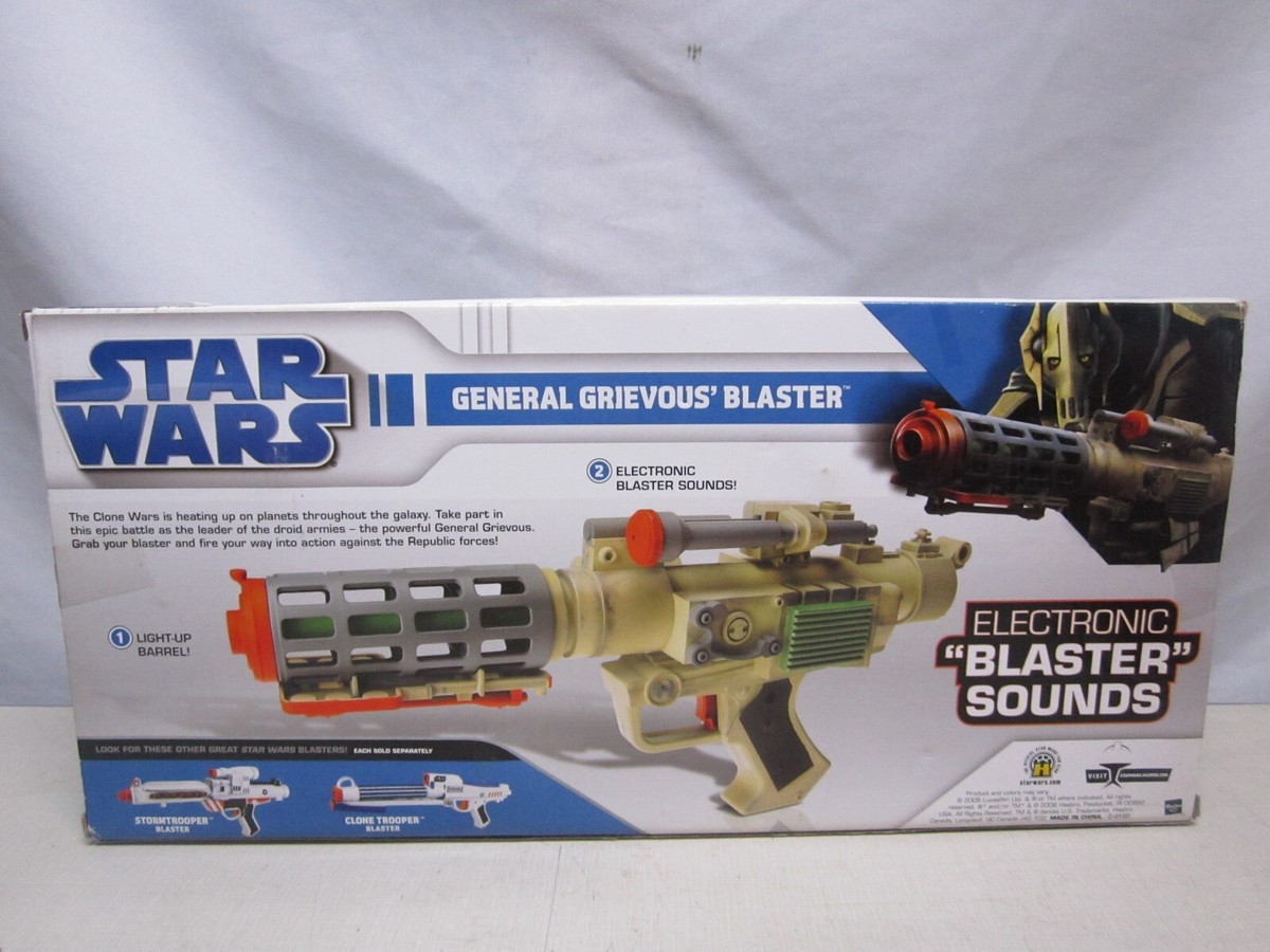 Star Wars New Factory Sealed 2008 General Grievous Blaster | eBay