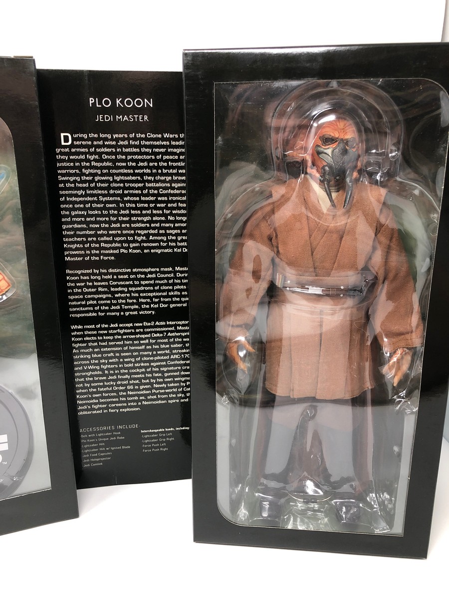 2007.SIDESHOW/STAR WARS“PLO KOON” Sideshow Collectibles 9067 - Plo Koon 2007 - 15 Cm - Limited