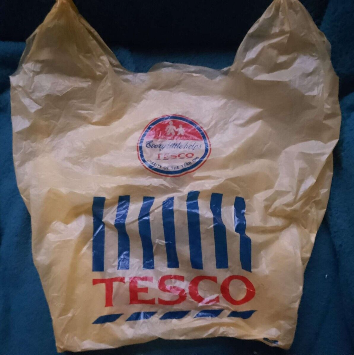 2 x Vintage Tescos Carrier Bags eBay