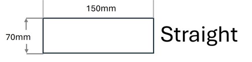 Aluminium Alloy Intake Induction Pipe Joiner 70mm 2.75" Inch 150mm / 6" long - Picture 2 of 4