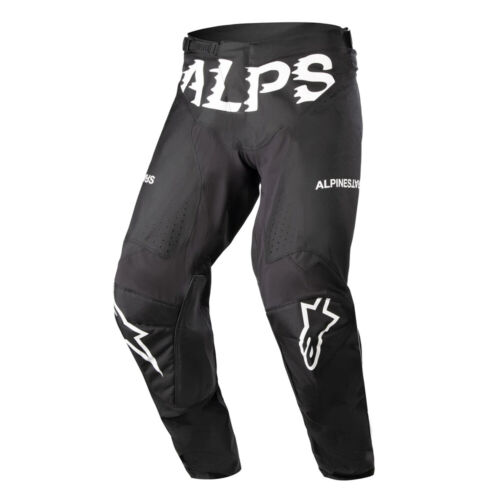 Alpinestars Racer Found Black & White MX Off Road Pants Men's Sizes 28, 38 & 40 - 第 1/2 張圖片