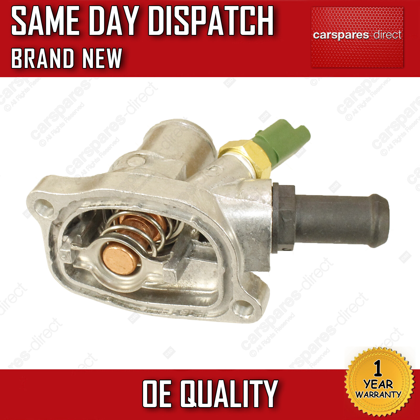 FIAT 500 / 500C THERMOSTAT HOUSING 1.2 / 1.2 LPG W/ SEAL 2007 ON