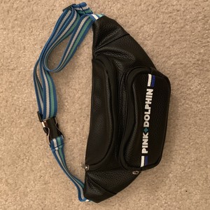 pink dolphin fanny pack
