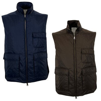 The Waterproof Men's Nylon Gilet Hugh Memo Gilet 100% Polyester Made In Italy
