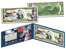 DALE EARNHARDT, JR Nascar NATIONAL GUARD Legal Tender U.S. $2 Bill *LICENSED*
