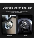 Miytsya 1 PC Car One Touch Start Stop Button Cover Sticker, 0.9In Lead Alloy Pla — photo 4