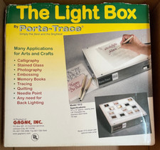 Gagne Porta-Trace 1012-1 LED Light Box 10x12 Tracing Drawing Quilting USA Made