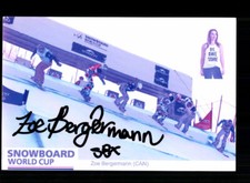 Zoe Bergermann Foto Snowboard Original Signiert  + A 238616