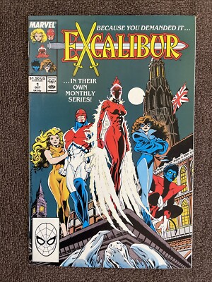 EXCALIBUR #1 (Marvel, 1988) Claremont & Davis ~ 1st Widget