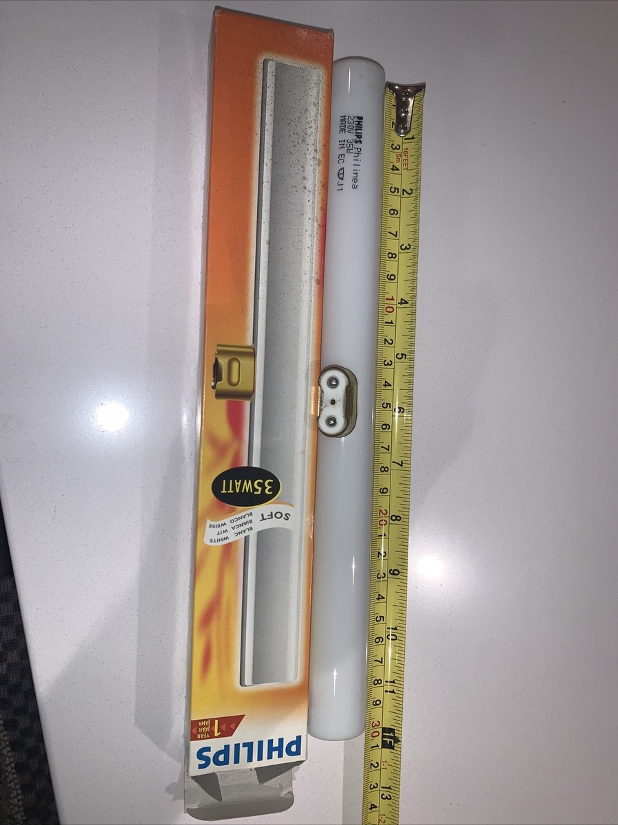 Philips Philinea 35W 230V Linestra Light Bulb S14D Base NOS Soft