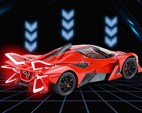 1:24 Apollo Project EVO Model Super Sport Racing Car Diecast Toy Vehicle Light - Bild 20 von 27