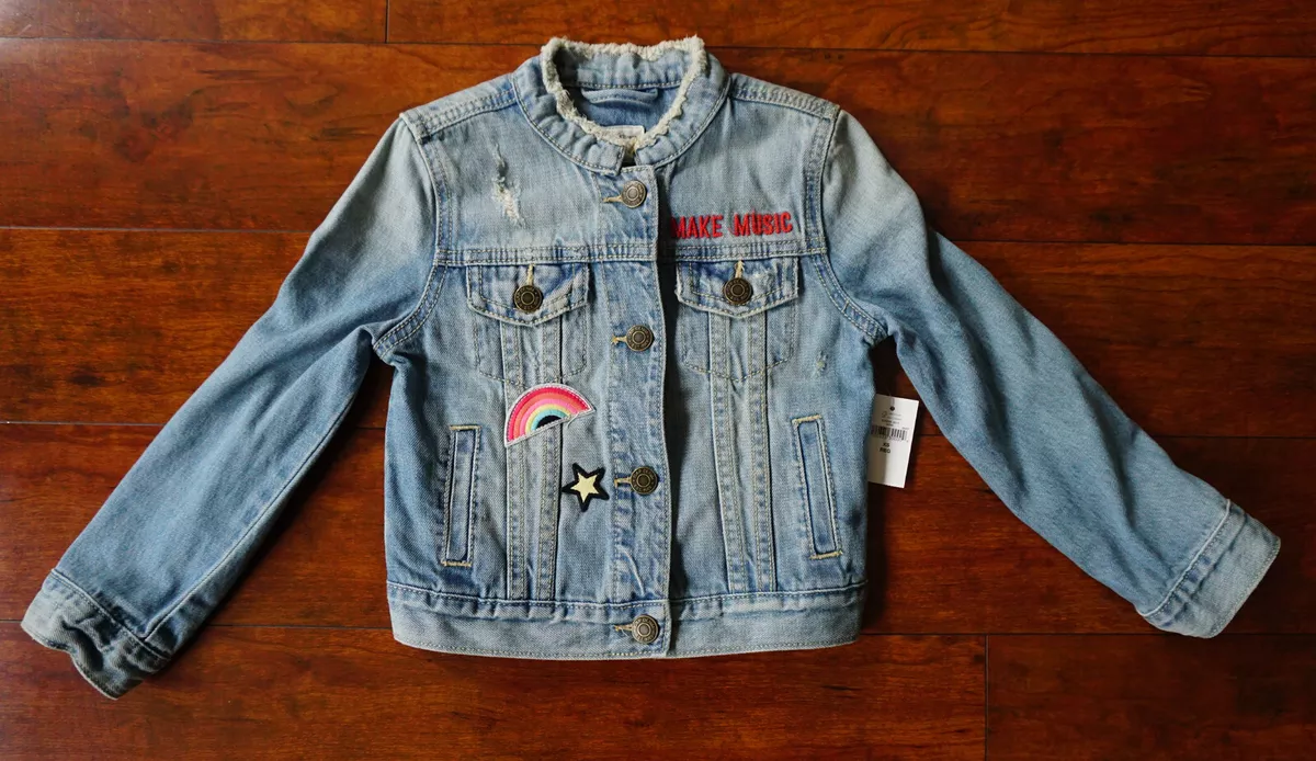 Gap denim top jacket girls