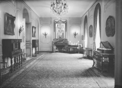 Paris The Living Room Of Music Of The Embassy Of Belgium OLD PHOTO