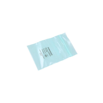 100X 20-096-0002 Protective Bags ESD L: 80mm W: 76mm D: 75um IEC 61340-5-1 Ma...
