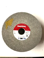 6" X 2" WIDE X 1" 8S MED EXL DEBURRING WHEEL SCOTCH-BRITE S/C 3M 18823 - 1 PIECE