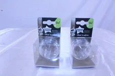 Tommee Tippee Baby Bottle Nipples 0+ Slow Flow 2 PKGS of 2 = 4 Bottle Nipples