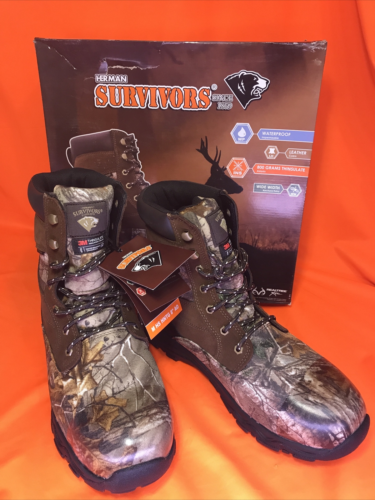 herman survivors camo boots
