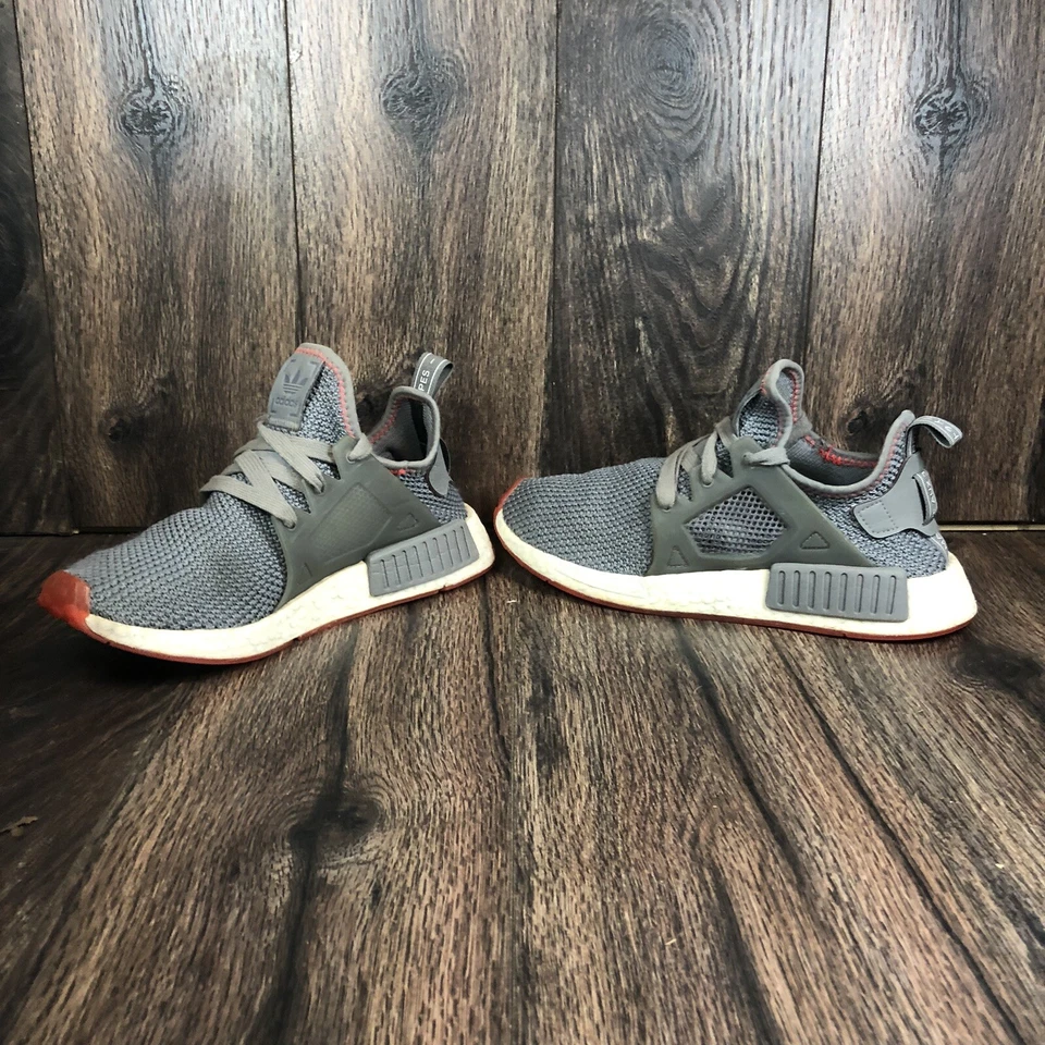 Adidas Originales NMD XR1 Zapatos Para Hombre Gris/Gris/Rojo Solar Talla 6 BY9925 Mujer 7.5 Foto 2 de 4